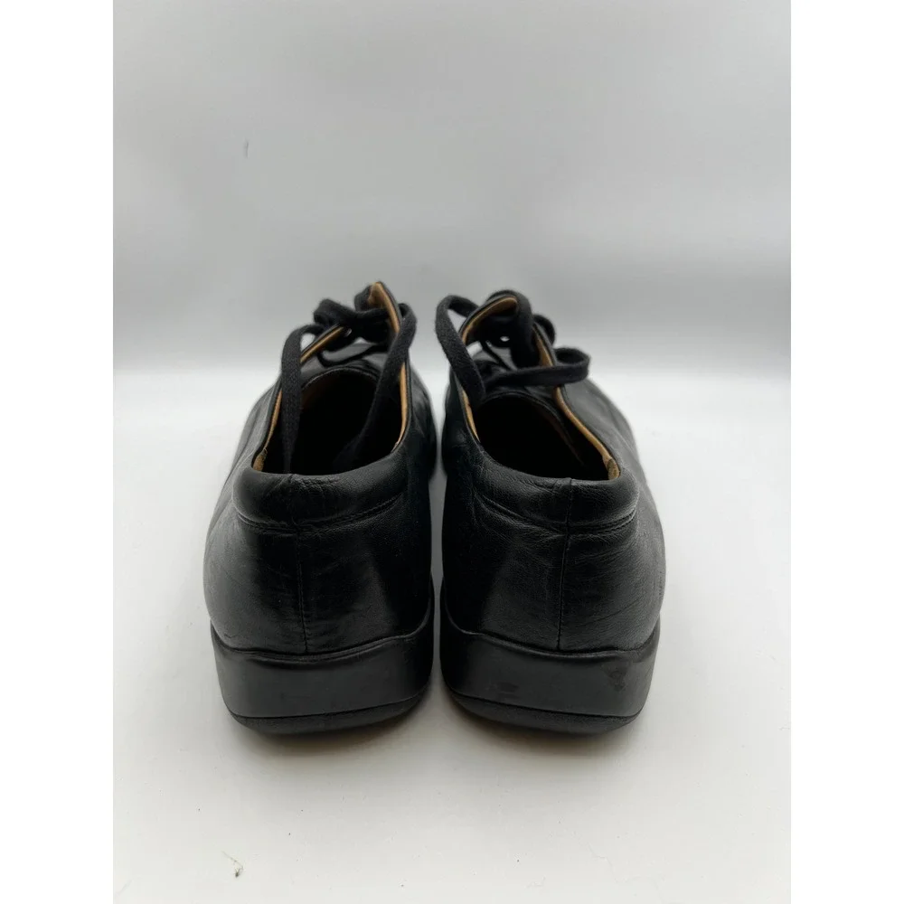 Bally Fando Black Leather Derby Shoes Mens 11E Made in Italy Lace Up Oxfords
